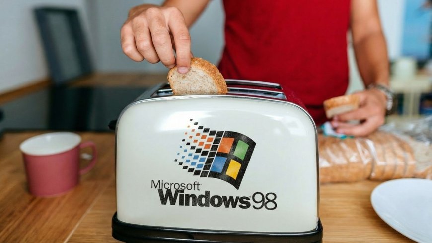Windows 98 runs inside a smart toaster via 'toast.exe' — making breakfast retro with possibly the weirdest hack I've ever seen