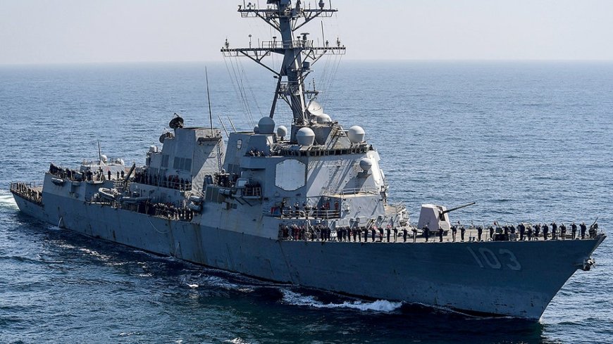 US Navy destroyer, supply ship collide in Caribbean, injuring 2 sailors