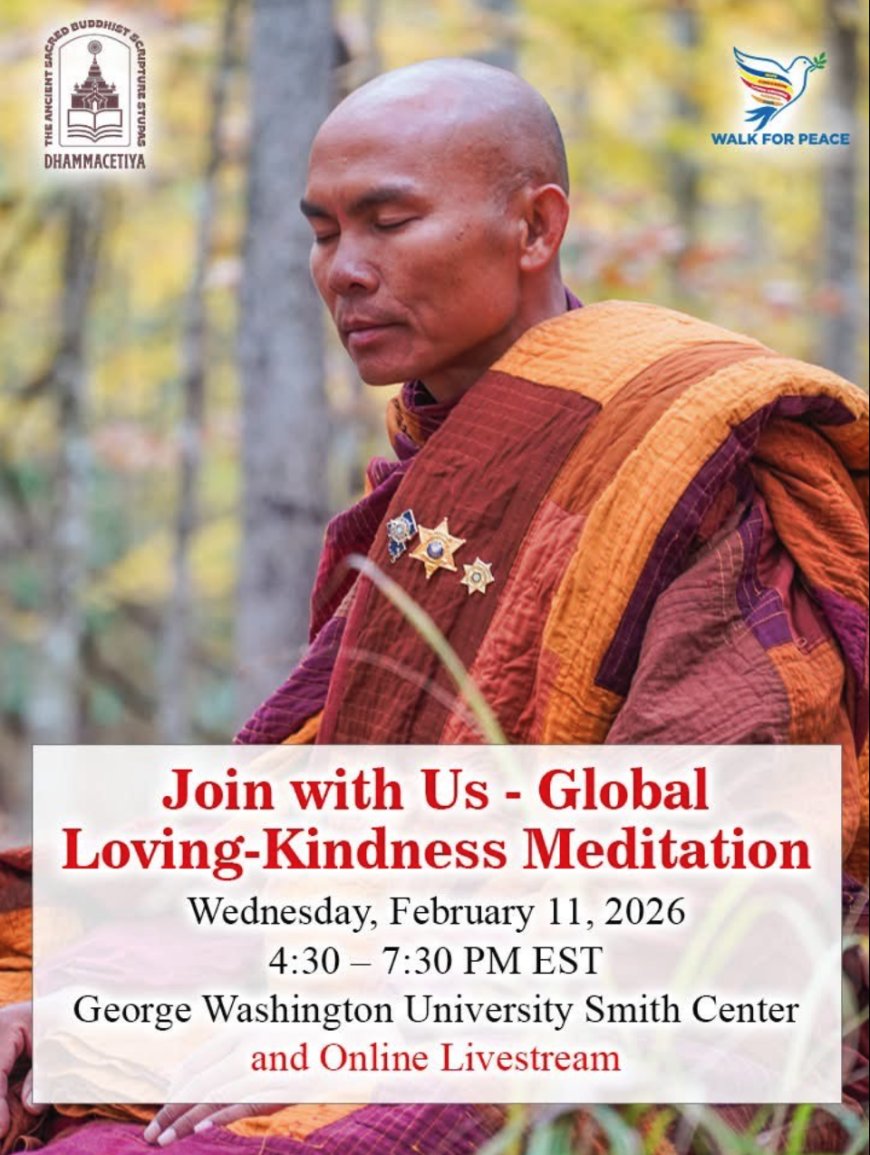Walk For Peace Global Meditation, Wed. Feb 11, 2026