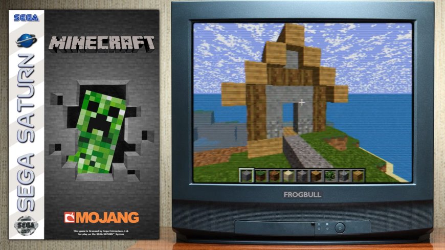 Someone got Minecraft running on a Sega Saturn and it’s as ridiculous as it sounds