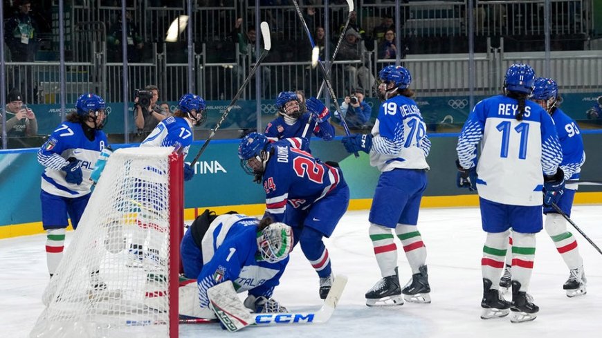 Team USA women's hockey team crushes Italy in dominant quarterfinal rout, advances to Olympic semifinals