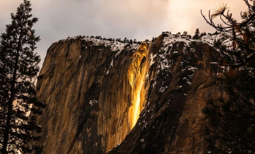This Waterfall Looks Like It’s On Fire: Here’s When You Can See It Burning!