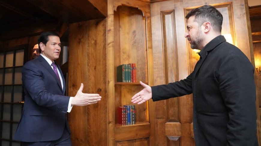 Rubio meets with Zelenskyy ahead of crucial Geneva talks as he says Trump wants solution that 'ends bloodshed'