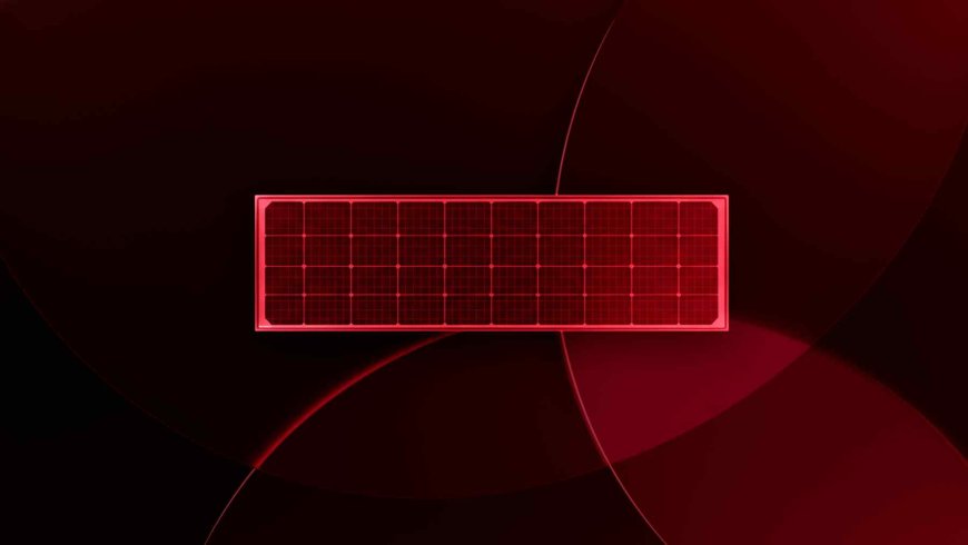 Solar panels are red in Europe — They produce something more beyond energy and last for 30 years