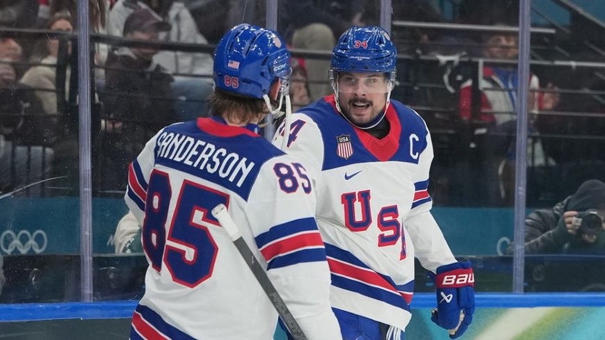 Team USA men's hockey goes undefeated in Group C, earns bye into next Olympic round after win over Germany