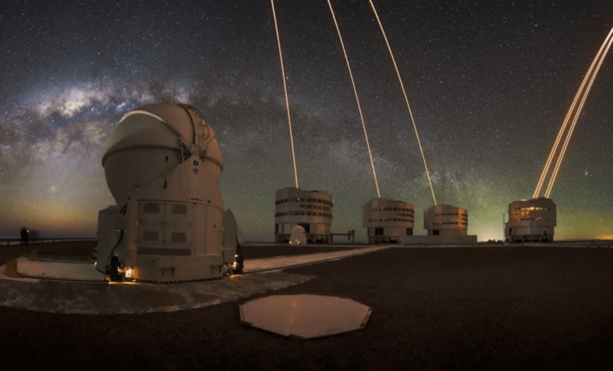 Lasers Ignite ‘Artificial Stars’ Above Chile’s Paranal Observatory, Lighting Up the Night Sky