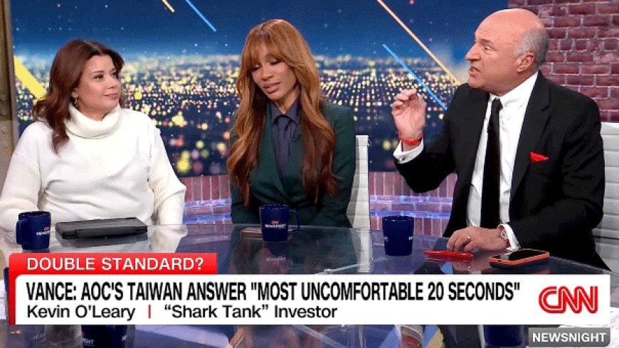 Kevin O'Leary battles CNN panel over AOC fiasco in Munich, says others are 'nuts'