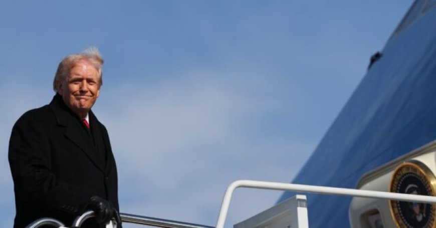 Air Force One Rebranded with Trump-Approved Red, White, Blue Design