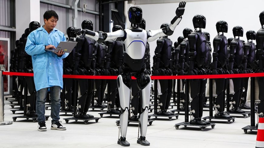 China's robotics giant puts 200 robots to the test