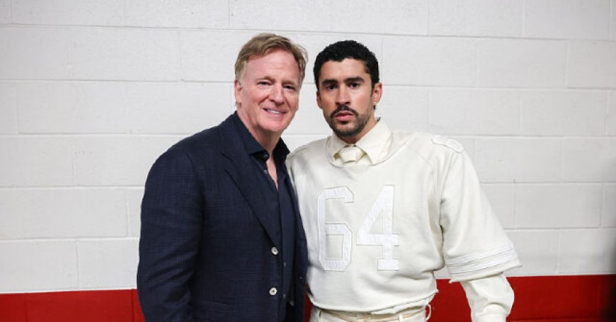 REPORT: NFL Commish Thought Bad Bunny Halftime Show Was 'Great': 'We Have to Expand Our Demographic'