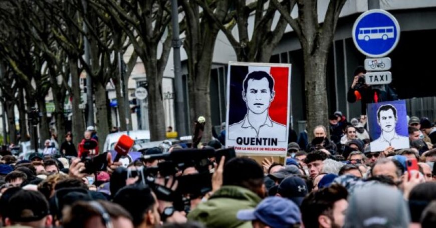 Thousands Protest Against 'Antifa Murderers' in France Following Killing of Conservative Student