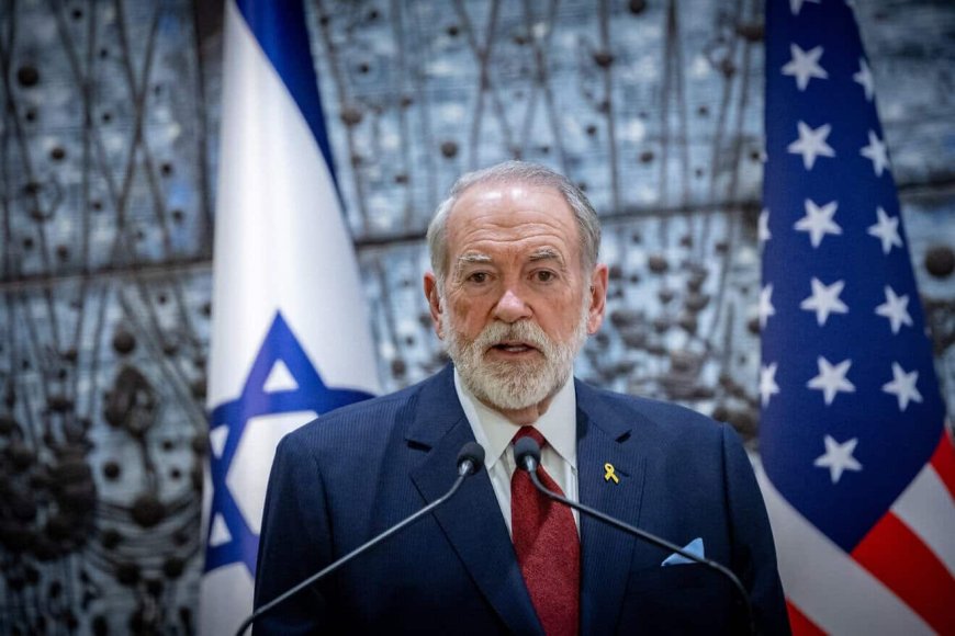 US Envoy Mike Huckabee Says Israel Has Biblical Right To The Middle East