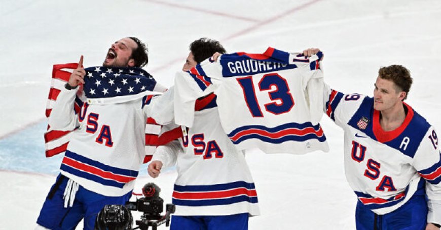 WATCH: Team U.S.A. Honors Johnny Gaudreau After Defeating Canada for Olympic Gold