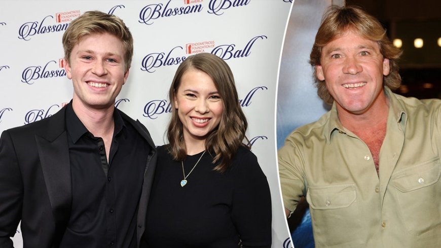 Bindi Irwin and brother Robert share emotional tributes to late dad Steve on his 64th birthday