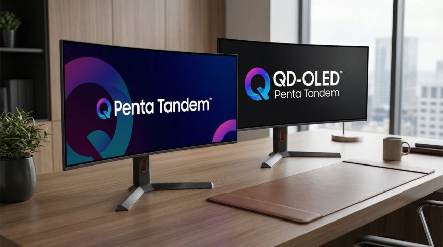 Samsung's "Penta Tandem" display tech finally solves OLED brightness woes — Your next PC or TV screen will be brighter AND more efficient