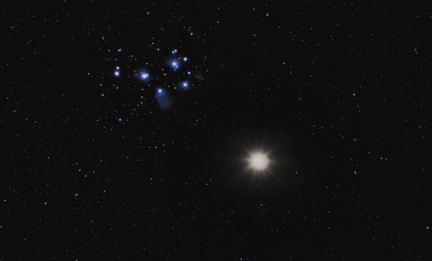 Catch the Pleiades Star Cluster Close to the Moon Tonight!