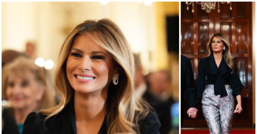 Fashion Notes: Melania Trump Makes Black Tie Modern in Dolce & Gabbana