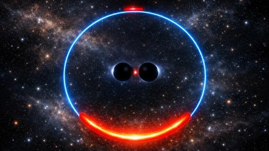 Starlight warped in the fabric of spacetime could help us find hidden black holes dancing together