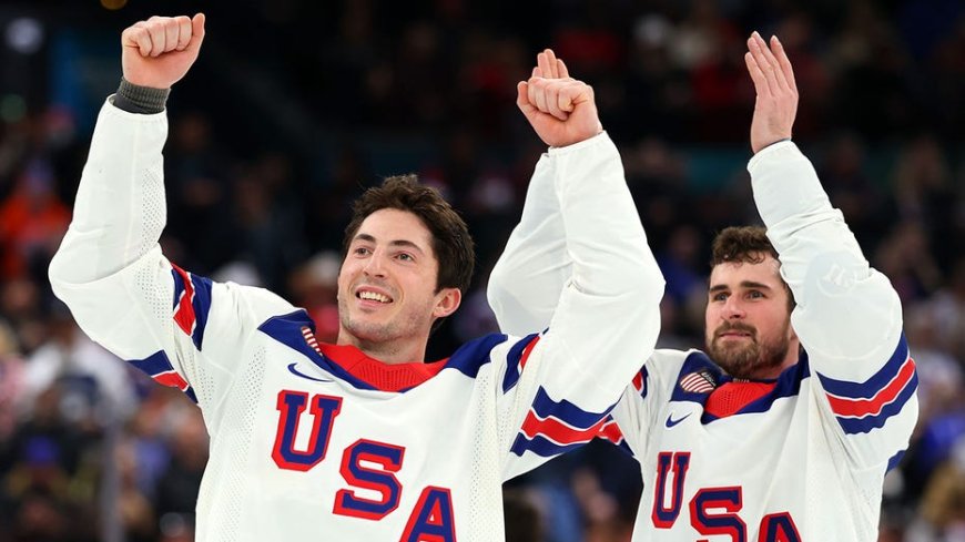 US men's hockey stars dish on immense American pride after winning Olympic gold