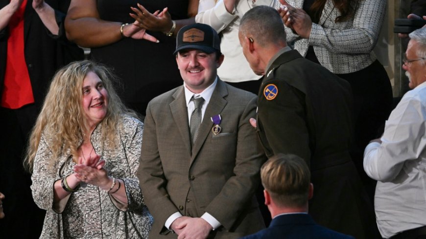 Trump awards Purple Hearts to National Guard members ambushed in Washington, DC: 'We love you all'