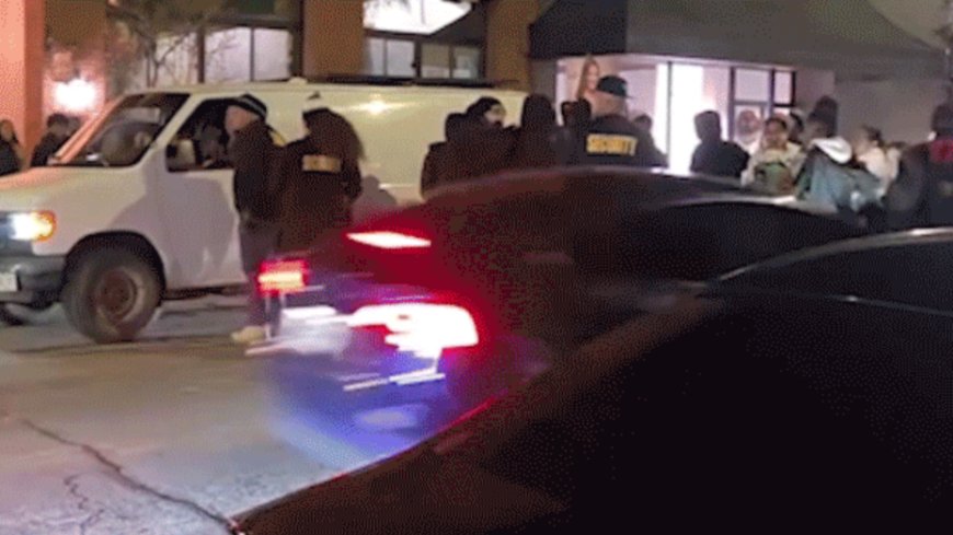 Car barrels into crowd outside California bar, gunfire erupts in chaotic scene caught on video