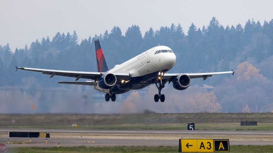 Delta pilot tells control tower 'we lost left engine' as flight ignites runway fire