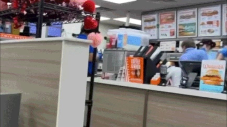 Viral video shows Whataburger staff fending off attacker with trash can, fry basket