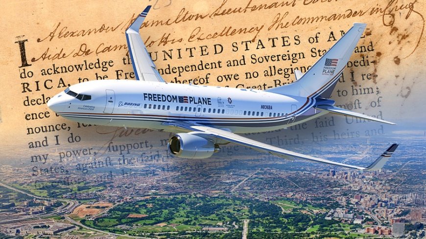 Our Boeing ‘Freedom Plane’ is bringing founding documents to all Americans