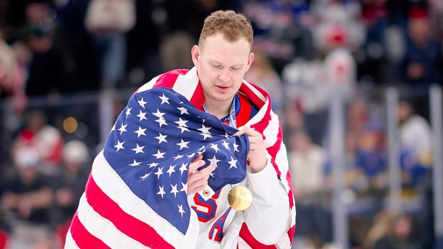 Team USA star Brady Tkachuk says he was drug tested right after men’s hockey team won Olympic gold