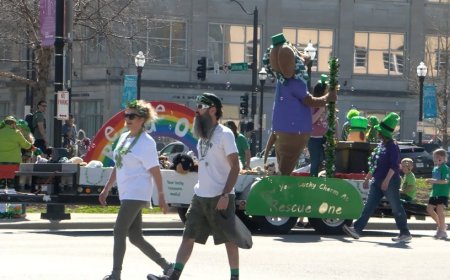 Crowds pack downtown Springfield as families celebrate St. Patrick's Day Parade