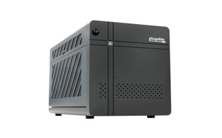 This is probably the most powerful external GPU enclosure around right now — Pluggable's TBT5-AI is the first to explicitly target local LLM and workstation GPU