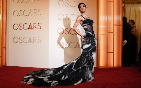 Photos: Stars arrive on the red carpet at the 2026 Oscars