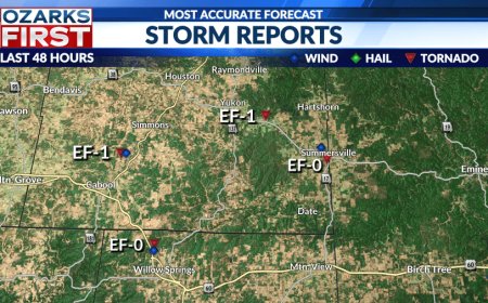 Sunday's storms produced confirmed tornadoes