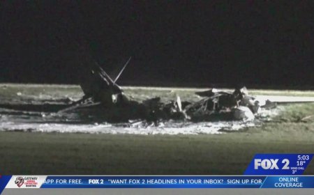 1 dead in overnight plane crash at Spirit of St. Louis Airport