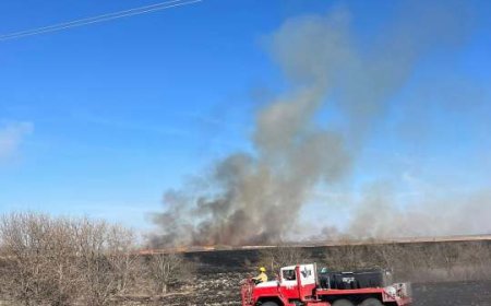 One injured as grass fire burns 400 acres in south-central Kansas