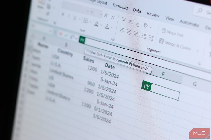 You don't need to be a coder to use Python in Excel for data cleaning