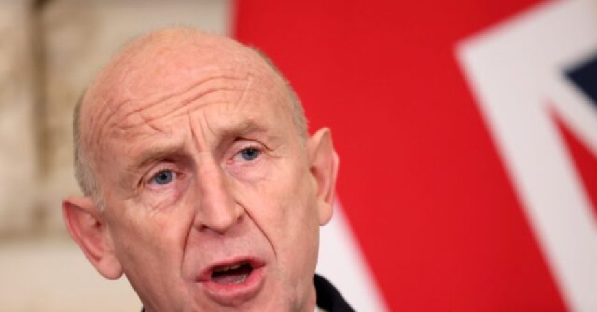 UK Defence Secretary Refuses to Say if Britain Backs U.S. Strikes on Iran