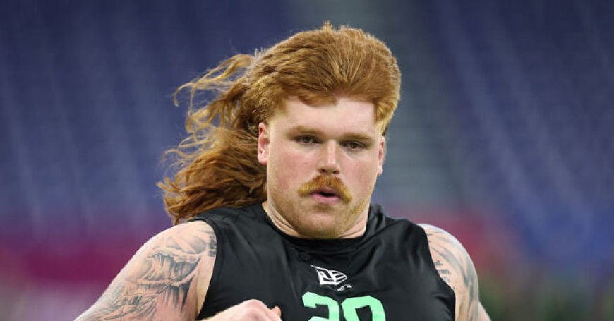 Fans Rave About NFL Draft Prospect Gennings Dunker and His Flowing Red Mullet