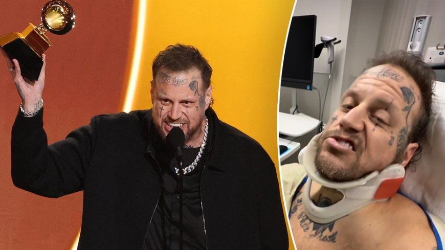 Jelly Roll hid painful 'secret' while celebrating at awards show