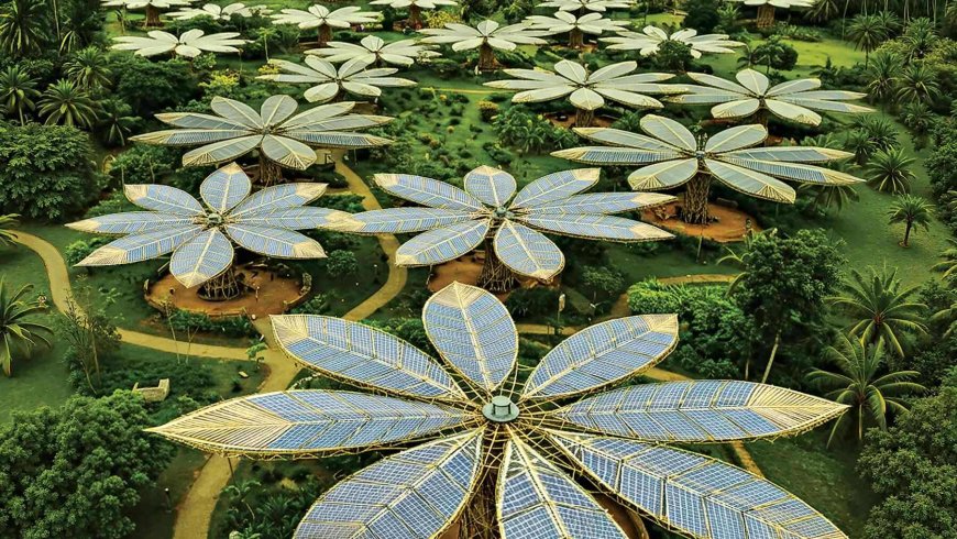 First save the forests, then fill them with Solar Leaves — Each one is enough to power 12 homes for a year and produces 158,000 gallons of water