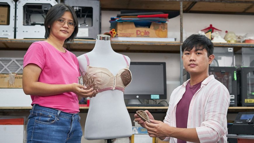 Two young students turned a humble aquatic plant into a lightweight breast prosthesis for cancer survivors