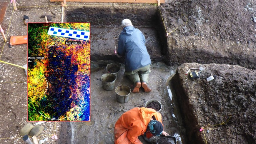 A walk along a Canadian shore 13,000 years ago left footprints revealing one of the earliest human traces in North America