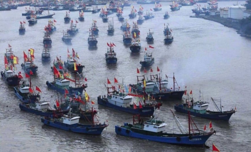 China Deploys Thousands of Fishing Boats Near Japan’s Coast, and It’s Clearly Not About Fishing