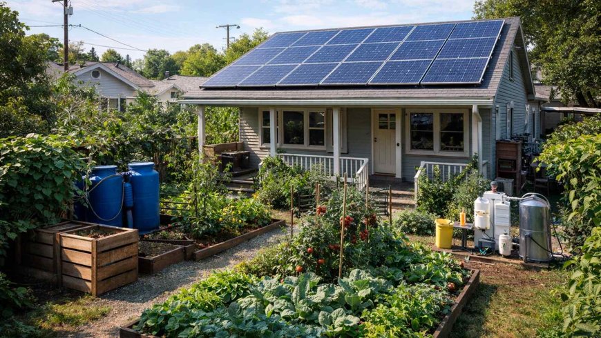 California woman wanted something beyond solar panels at home — Then she dared to power everything with his own food and even biodiesel and now lives totally off-grid