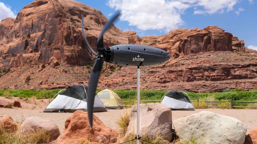 Say goodbye to solar panels: this portable turbine generates energy even at night and in the rain, and promises to charge your cell phone, laptop, and power bank with just a light breeze