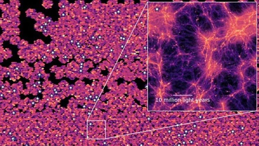 Astronomers unveil largest 3D map yet of hydrogen light in the early universe, illuminating 'hidden' cosmic structures