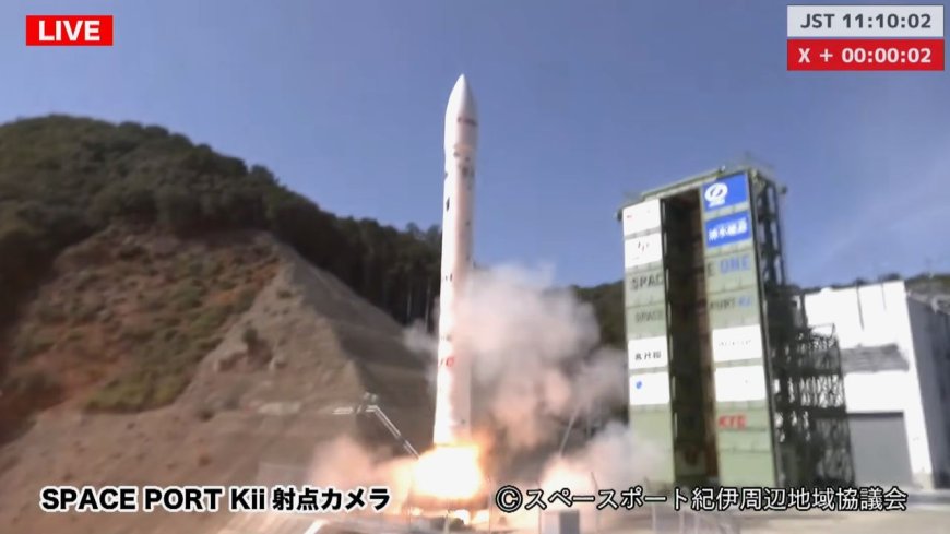 Japan's private Space One Kairos rocket explodes after launch failure during 3rd test flight