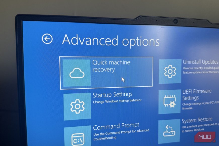 Windows 11 has a built-in self-repair mode that works without a USB