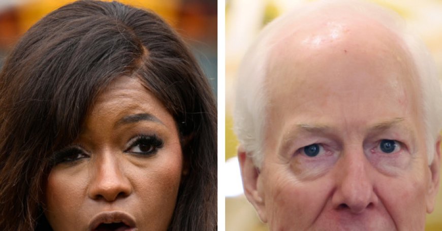 Rep. Crockett Compliments Sen. Cornyn: ‘Real Republican’ Pretending to Be MAGA