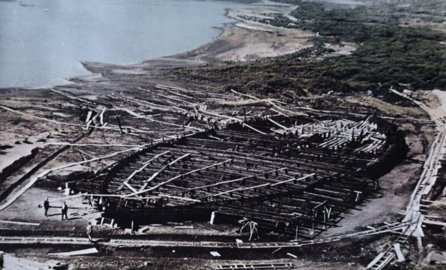 Ancient Roman Ships Pulled from a Lake After 2,000 Years Vanished Again in a Mysterious World War II Blaze